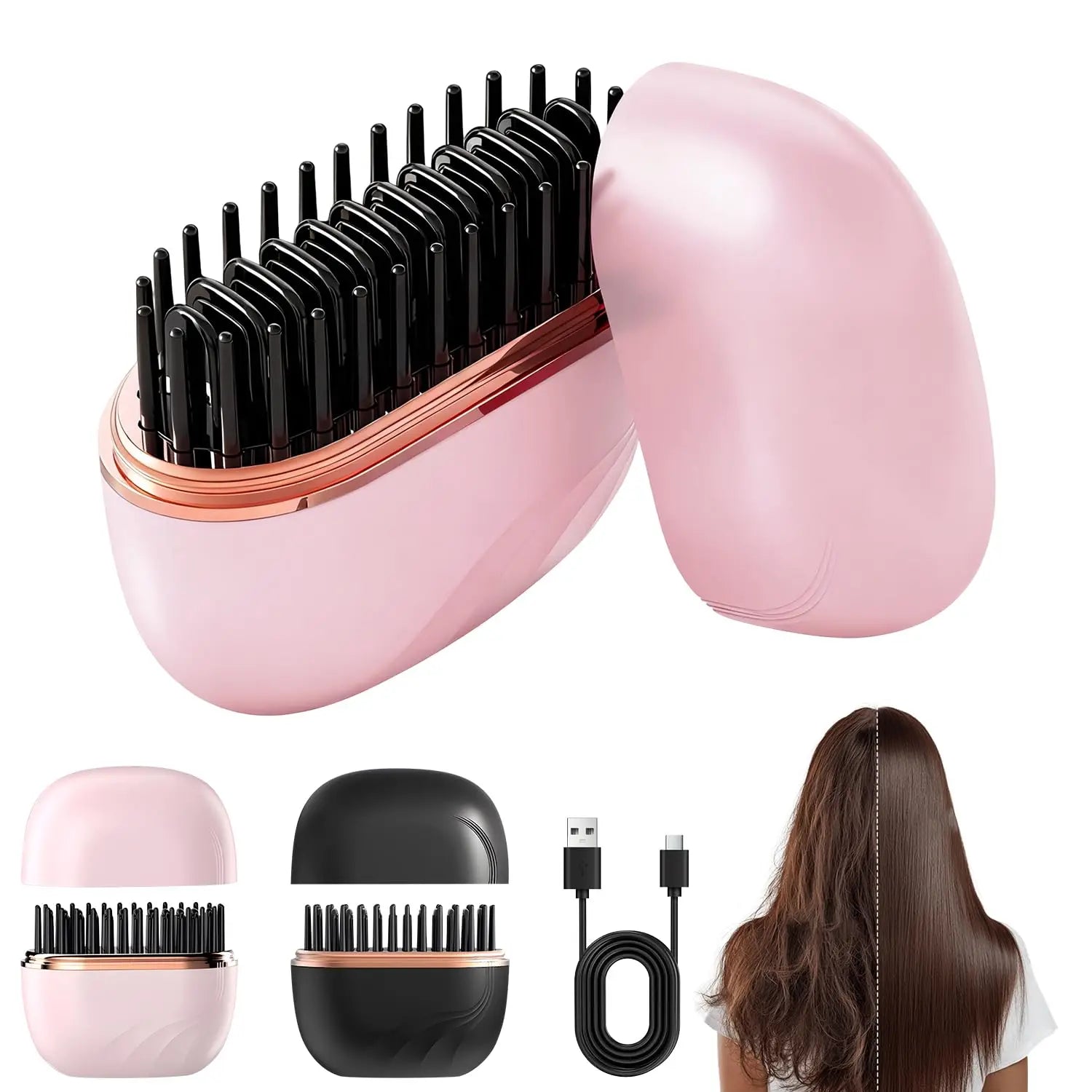 Pocket-Perfect Hair Brush
